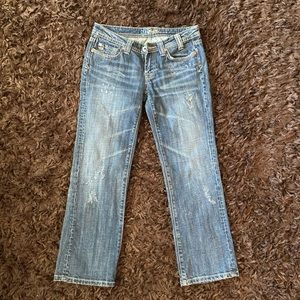Miss me cropped designer jeans